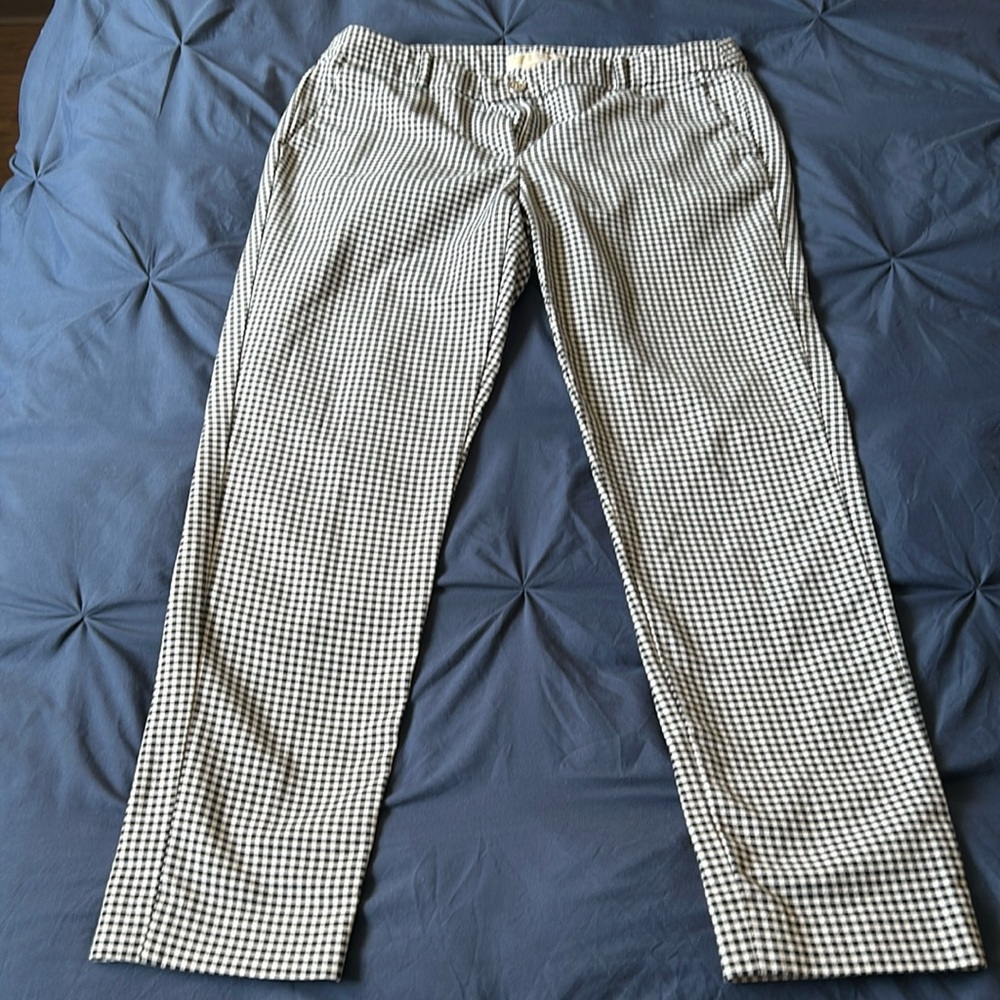 Michael Kors 8 Petite Pants Black&White Checkered